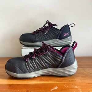 Women’s‎ Reebok Astroride Composite Toe Work  Shoes Size 6 M Blue & Pink